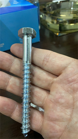 Hex head screw wood screw