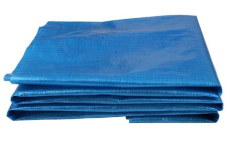 Blue Color Ready-Made PE Tarpaulin Waterproof and UV Protect
