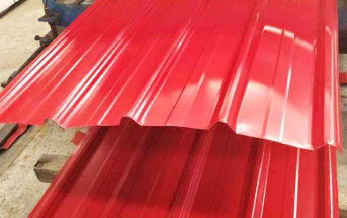 Galvanized Steel Color Coated Corrugated Metal House Roofing
