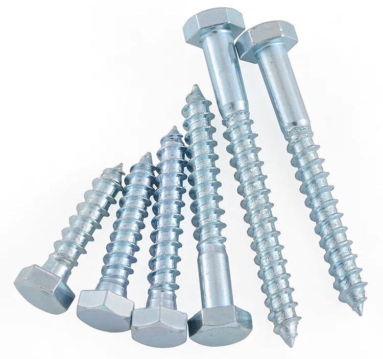 Hex head screw wood screw